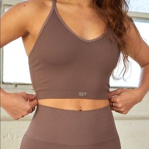 NEW Set Active “Pepper” Set - Leggings + Ribbed V